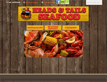 Tablet Screenshot of headsandtailsseafood.com